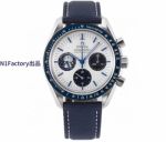 OMEGA Snoopy Speedmaster Moonwatch Blue Leather Strap 42mm Watch